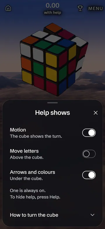 F12.1: Help shows